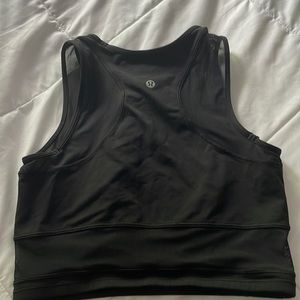 Lululemon back tank top crop top